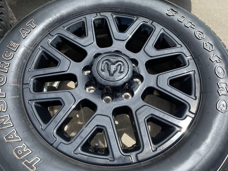 20" Dodge Ram 2500 3500 LARAMIE OEM 51649 wheels rims A/T2 2025 2026 Texas Truck Tire
