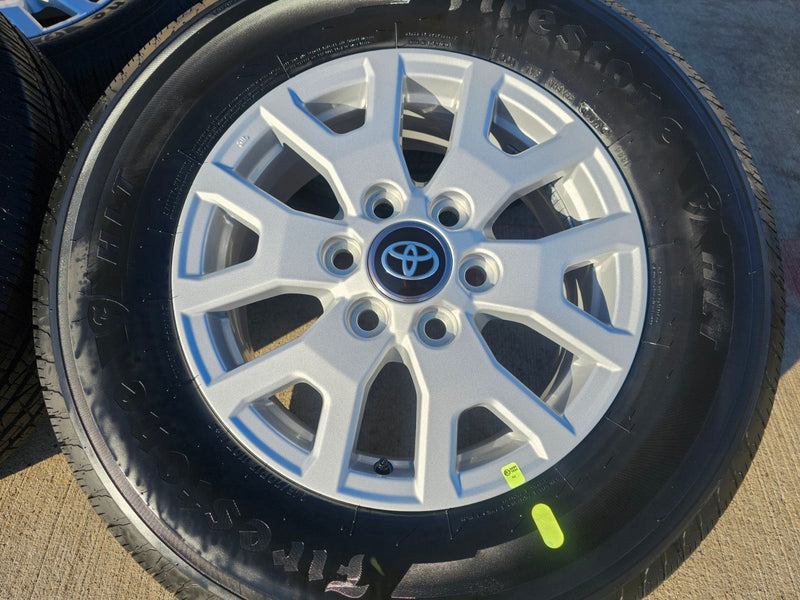 17" Toyota Tacoma 4Runner TRD OEM 94254 10637 wheels rims 2026 FIRESTONE NEW Texas Truck Tire