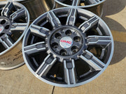 18" GMC Sierra AT4X Chevy Silverado OEM 14131 wheels rims 2024 2025 2026 Texas Truck Tire