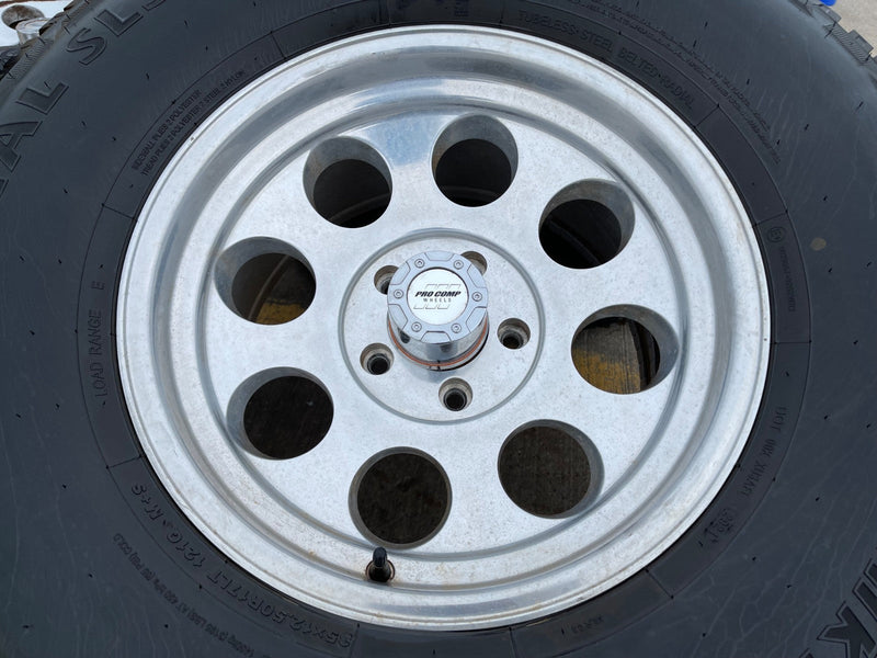 17" 17x9 Pro Comp Series 69 Jeep Wrangler Gladiator 5x127 5x5 wheels rims only Texas Truck Tire