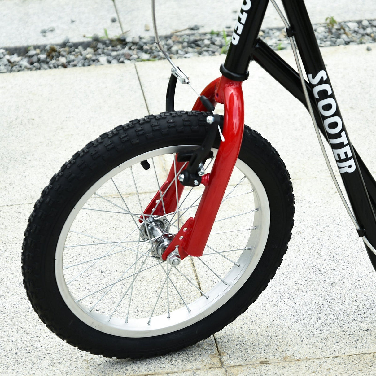 Adjustable Handlebar Kick Scooter for Youth and Teens Age 5 and Up