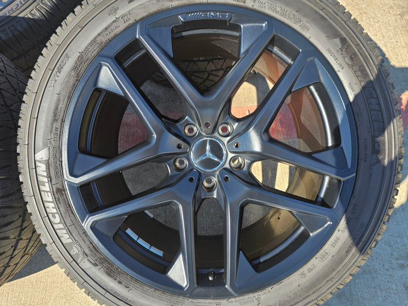 21" Mercedes G Wagon G63 AMG OEM wheels rims 2020 2021 2022 2023 2024 MICHELIN Texas Truck Tire