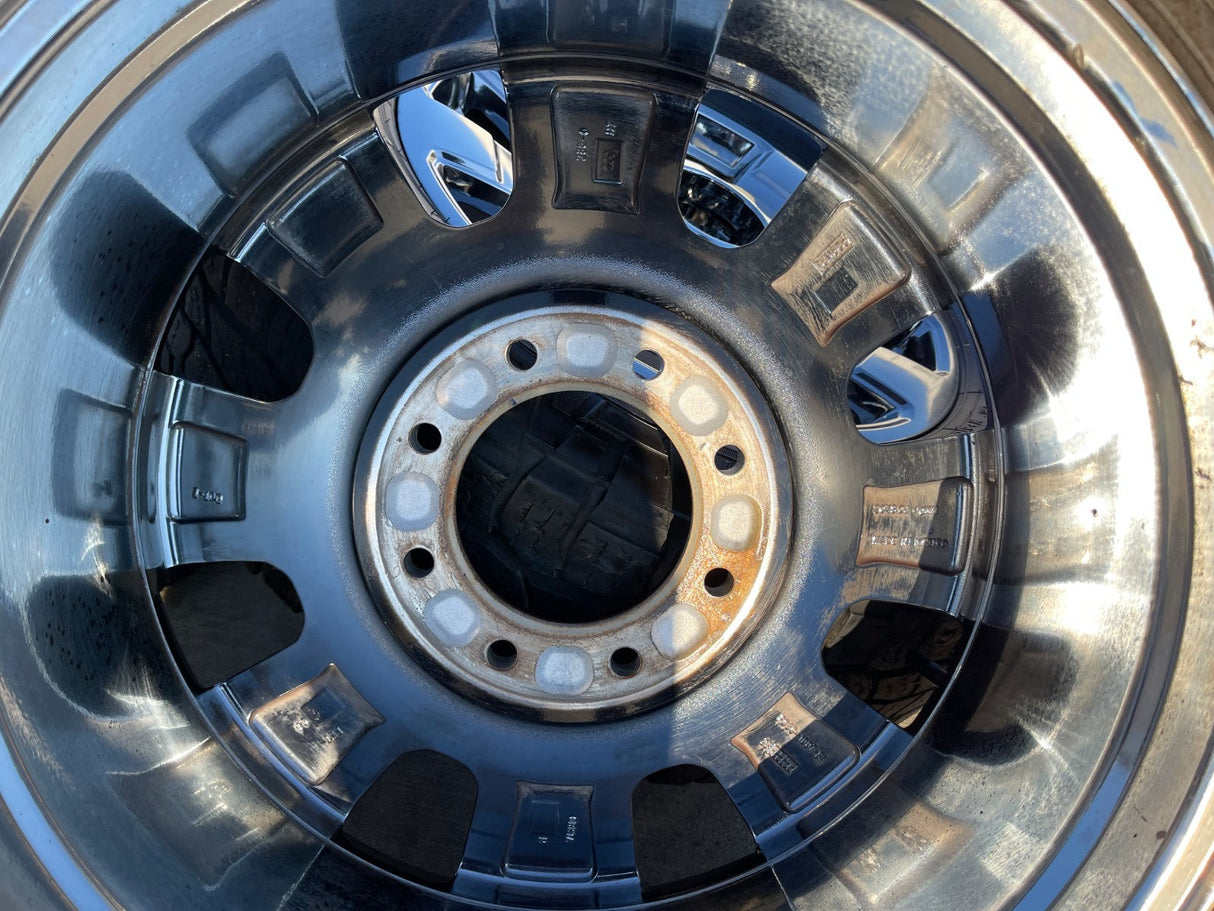 20" Ford F-250 F-350 OEM KING RANCH 10295 25085 10552 chrome wheels rims tires Texas Truck Tire
