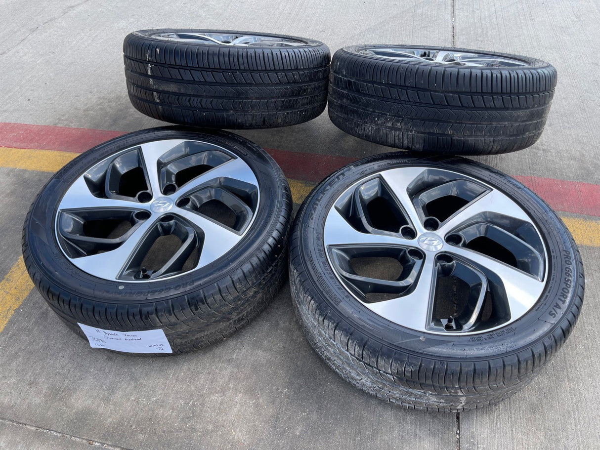 19" Hyundai Tuscon K4 Sonata OEM wheel rims tires 70895 Veloster Genesis Texas Truck Tire