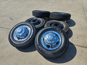 17" Dodge Ram 3500 Dually Laramie 8x200 wheels rims 2703 2704 OEM 2024 2025 NEW Texas Truck Tire