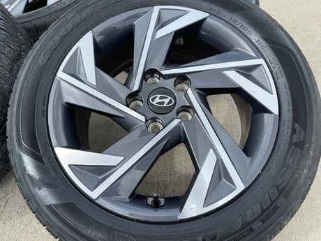 17" Hyundai Elantra Sonata OEM wheel rims 71067 Veloster 2024 2025 2026 GOODYEAR Texas Truck Tire