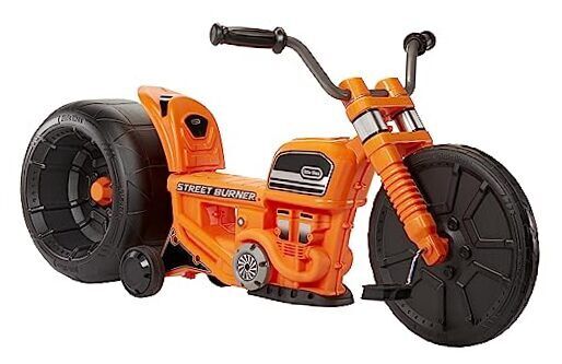 Rev Up Your Ride: Motorcycle-Inspired Street Burner with Adjustable Seat and Durable Design