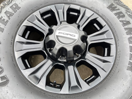 18" Ford F-250 F-350 TREMOR OEM rims wheels 10097 tires GOODYEAR 35" Texas Truck Tire
