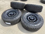 18" AEV SALTA GMC Sierra AT4X Chevy Trail Boss 2500 OEM wheels rims GOODYEAR 35" Texas Truck Tire