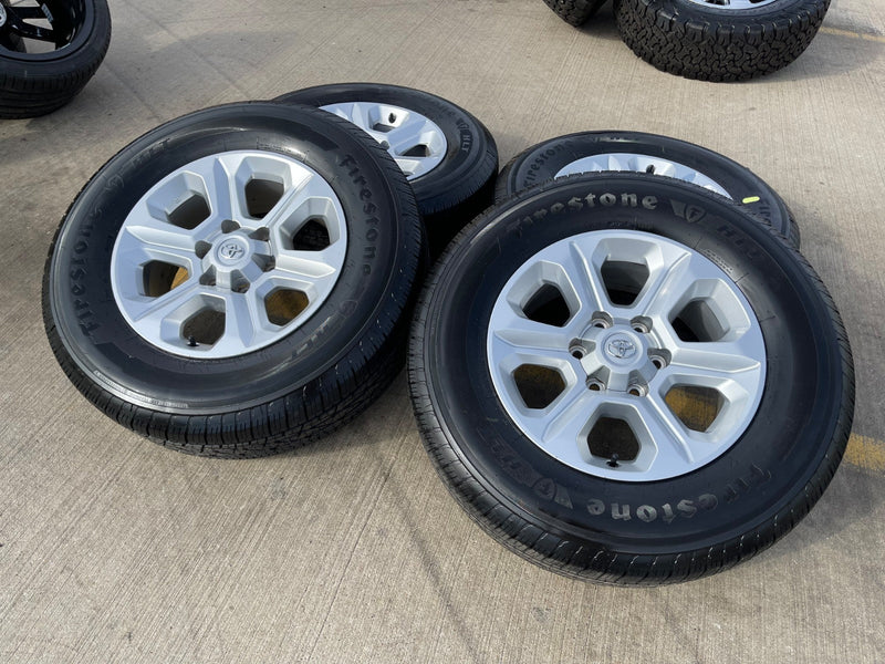 17" 4Runner Toyota Tacoma OEM wheels rims 75153 FJ FIRESTONE Texas Truck Tire