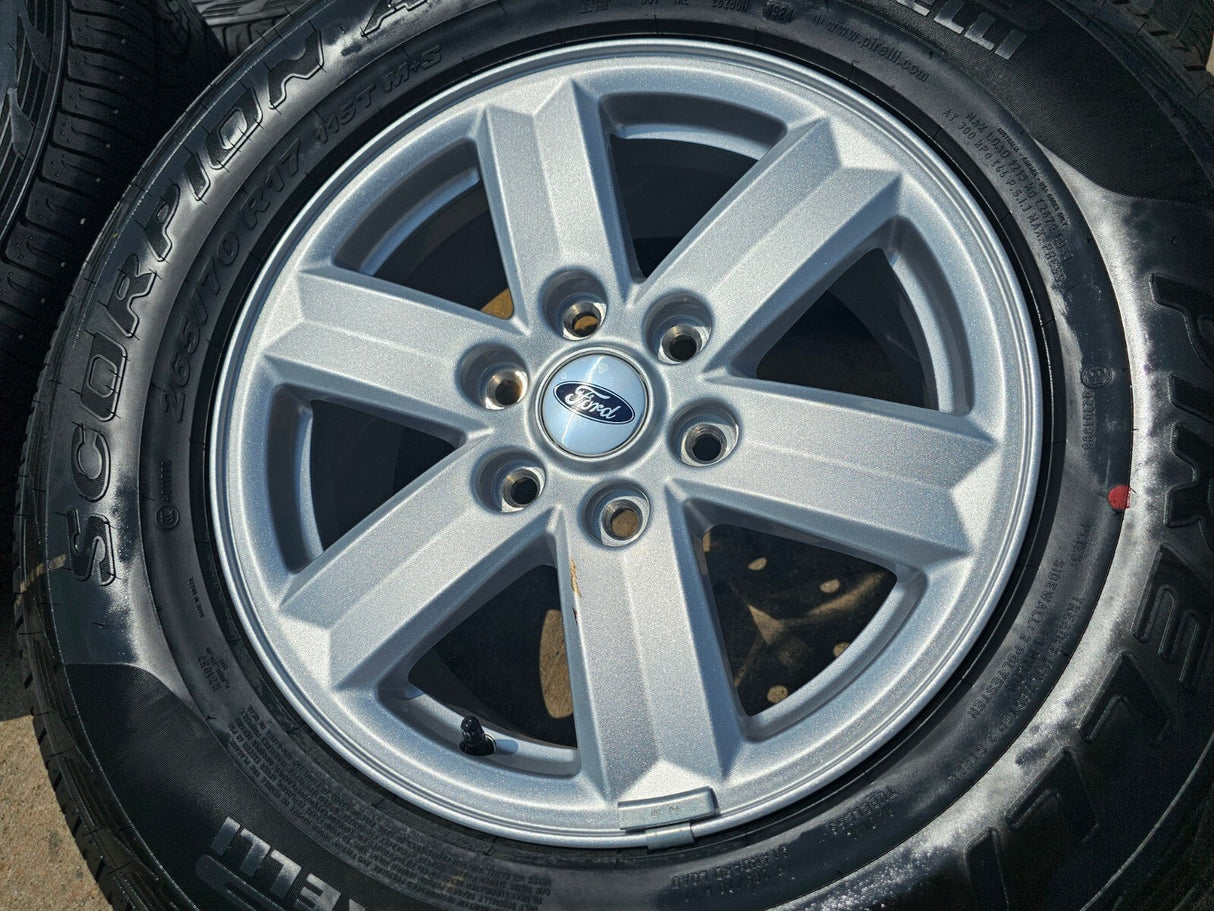 17" Ford F-150 Expedition OEM rims wheels 10339 tires 2024 2025 NEW PIRELLI A/T Texas Truck Tire