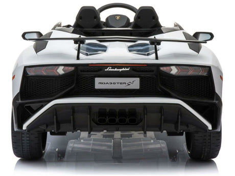 12v White Lamborghini Electric Ride-On Car for Kids with Remote Control