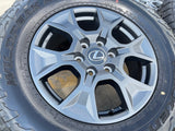 18" Lexus GX550 OEM 10544 wheels rims Land Cruiser Tundra Sequoia NEW FALKEN AT3 Texas Truck Tire