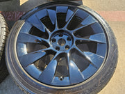 20" Tesla Model Y OEM INDUCTION wheels rims 2022 2023 2024 2025 2026 GOODYEAR Texas Truck Tire