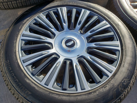 22" Cadillac Escalade Platinum OEM 4876 95167 wheels rims 2021 2022 2023 2024 Texas Truck Tire