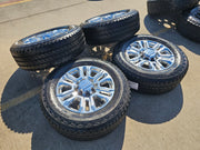 20" GMC Sierra Denali 2500 3500 OEM 5957 wheels rims tires 2023 2024 2025 2026 Texas Truck Tire