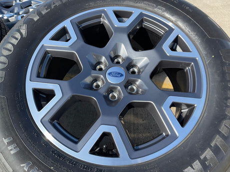 20" Ford F-150 LARIAT OEM 95864 rims wheels Expedition 2024 2025 2026 GOODYEAR Texas Truck Tire