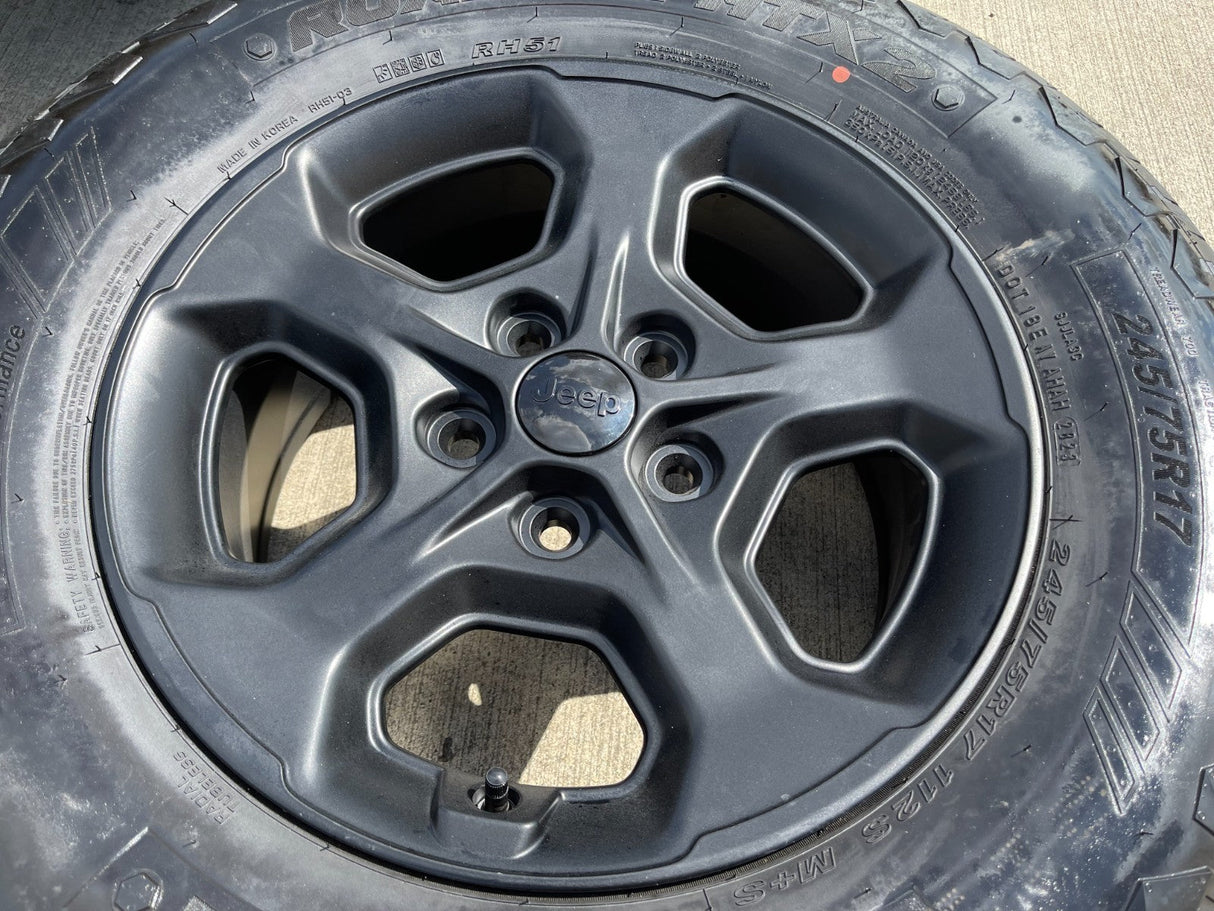 17" Jeep Wrangler Gladiator RUBICON OEM 9236 wheels rims tires NEXEN DISCOUNTED Texas Truck Tire