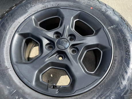 17" Jeep Wrangler Gladiator RUBICON OEM 9236 wheels rims tires NEXEN DISCOUNTED Texas Truck Tire