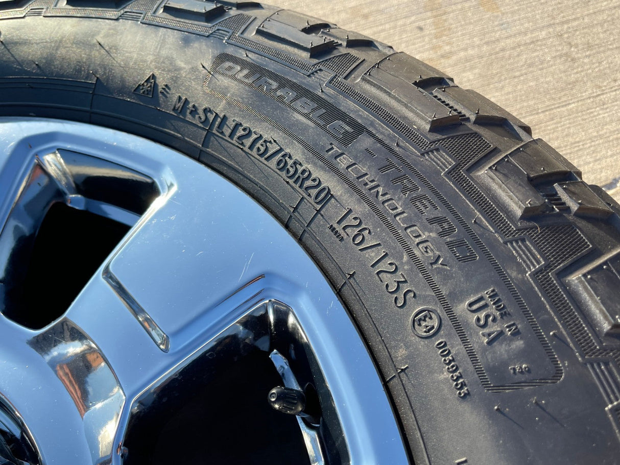 20" Ford F-250 F-350 OEM KING RANCH 10295 25085 10552 chrome wheels rims tires Texas Truck Tire