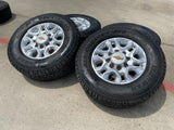 18" Chevy Silverado 2500 3500 OEM 5959 wheels rims 2021 2022 2023 2024 2025 Texas Truck Tire