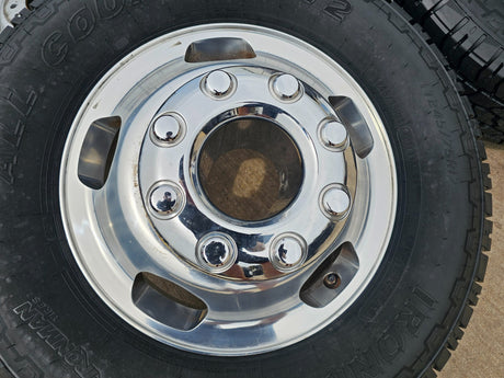 17" Ford F-350 Dually OEM 10477 10478 rims wheels 2024 2025 2026 IRONMAN A/T NEW Texas Truck Tire
