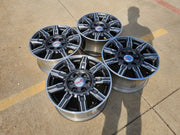 18" GMC Sierra AT4X Chevy Silverado OEM 14131 wheels rims 2024 2025 2026 Texas Truck Tire