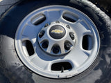 17" Chevy Silverado GMC Sierra 2500 OEM 8095 wheels rims FIRESTONE A/T Texas Truck Tire