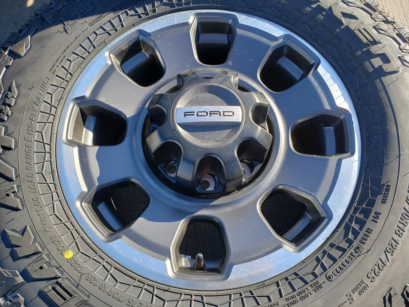 18" Ford F-250 F-350 OEM TREMOR rims wheels 10482 FALKEN A/T4 33" NEW Texas Truck Tire