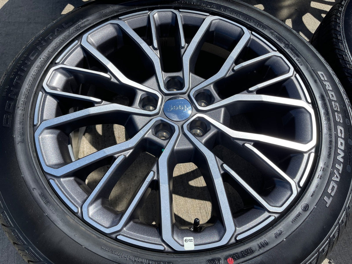 21" Jeep Grand Cherokee L OEM wheels rims 9290 Durango 2024 2025 2026 NEW Texas Truck Tire