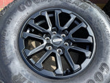(5) 17" Ford F-150 Raptor OEM 10611 rims wheels Bronco tires GOODYEAR 35" Texas Truck Tire