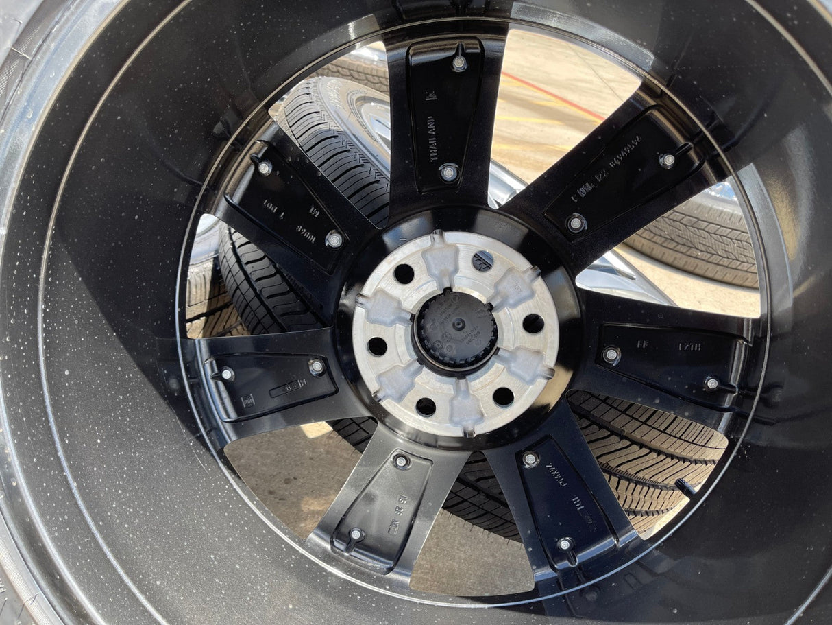 24" Chevy Tahoe Silverado OEM wheels rims tires Escalade 2023 2024 2025 2026 NEW Texas Truck Tire
