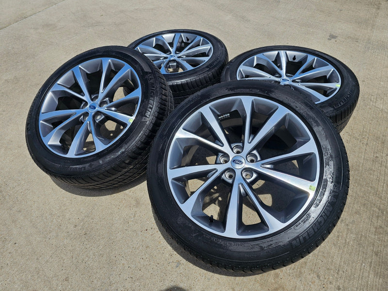 21" Ford Explorer ST OEM 10476 rims wheels Lincoln Aviator MICHELIN DISCOUNTED Texas Truck Tire