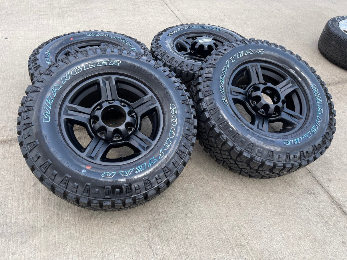 17" Ford F-250 F-350 OEM 10096 TREMOR wheels rims tires DURATRAC A/T NEW Texas Truck Tire