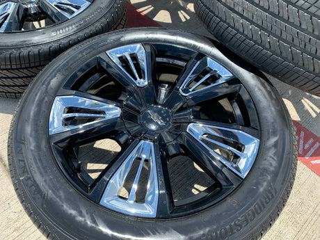 22" Chevy Tahoe Silverado Suburban RST OEM wheels rims 96951 tires NEW Texas Truck Tire
