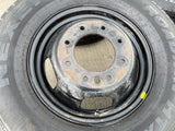 17" Dodge Ram 3500 Dually Laramie 8x200 wheels rims 2703 2704 OEM Texas Truck Tire