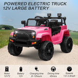 12V Battery-Powered Kids Ride-On Off-Road Truck Toy with Parent Remote Control
