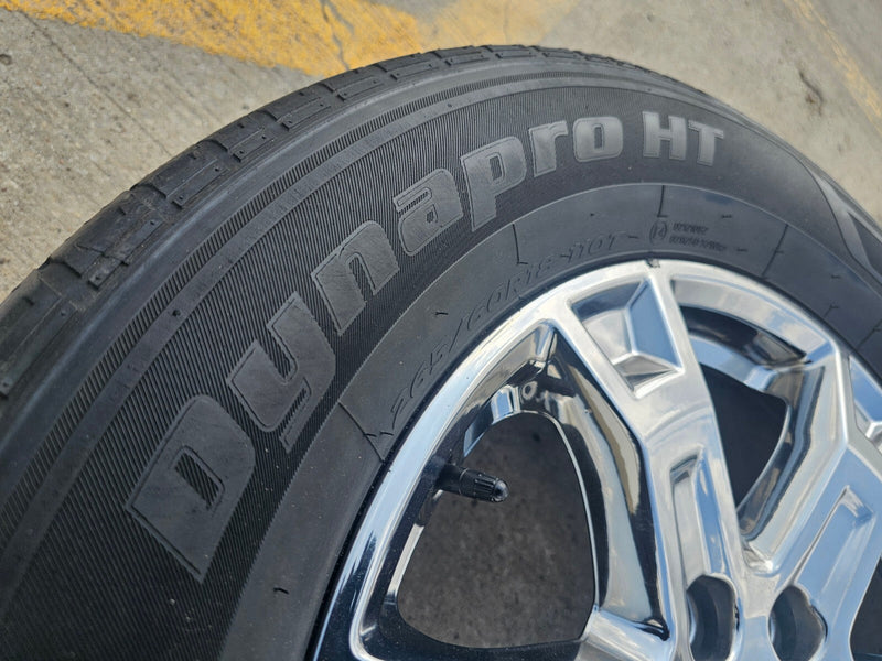 18" Ford F-150 Expedition OEM chrome rim wheel tire 10343 spare 2024 2025 2026 Texas Truck Tire