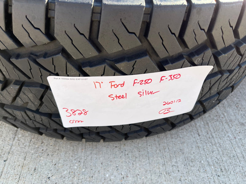 17" Ford F-250 F-350 OEM 3828 wheels rims tires HANKOOK DYNAPRO A/T2 35" Texas Truck Tire