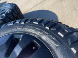 20" GMC Sierra Chevy Silverado 2500 3500 OEM 5960 5947 wheels rims NEW 35" Texas Truck Tire