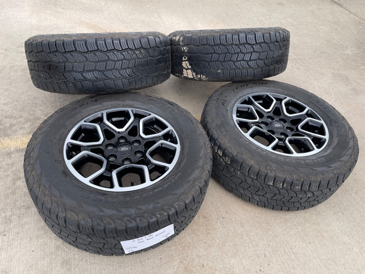18" Ford F-150 OEM rims wheels 95049 10340 Expedition COOPER A/T Texas Truck Tire