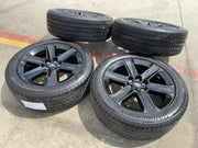 22" Ford F-150 LOBO LARIAT OEM black rims wheels tires Expedition 2026 2027 NEW Texas Truck Tire