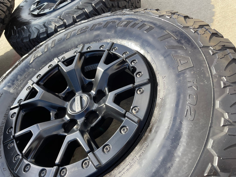 17" Ford F-150 Raptor R OEM BEADLOCK 10460 rims wheels 37" tires BFG Texas Truck Tire