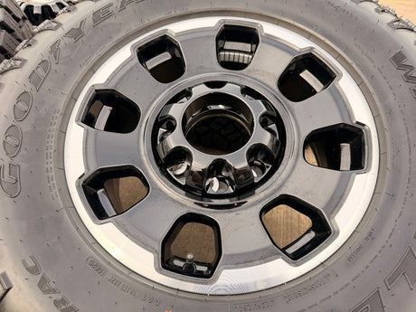 18" Ford F-250 F-350 OEM TREMOR rims wheels 10482 DURATRAC R/T 35" 2025 2026 Texas Truck Tire