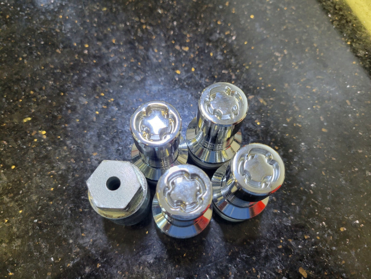 (4) 14x1.5 OEM Ford lug nut locks nuts polished key washer F-250 F-350 Texas Truck Tire