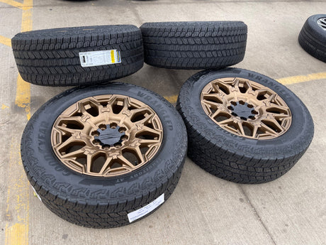 22" Hummer EV HEV 2500 OEM 8x165 14094 wheels rims 2024 2025 2026 NEW GOODYEAR Texas Truck Tire