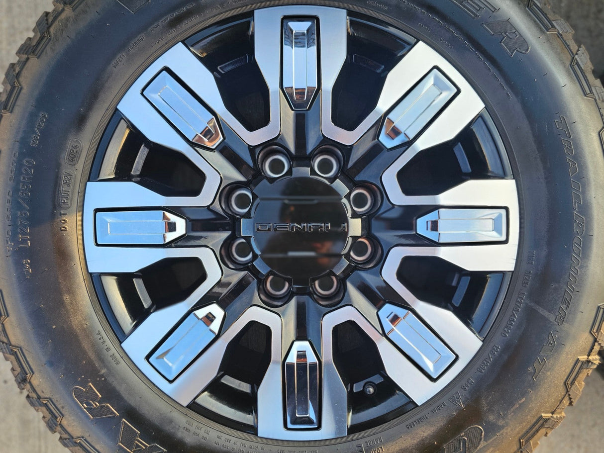 20" GMC Sierra Chevy Silverado 2500 3500 OEM wheels rims 5958 14138 GOODYEAR Texas Truck Tire