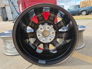 18" GMC Sierra AT4X Chevy Silverado OEM 14131 wheels rims 2024 2025 2026 Texas Truck Tire