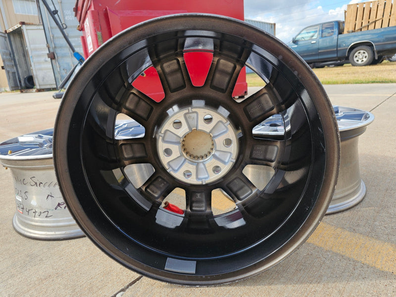 18" GMC Sierra AT4X Chevy Silverado OEM 14131 wheels rims 2024 2025 2026 Texas Truck Tire