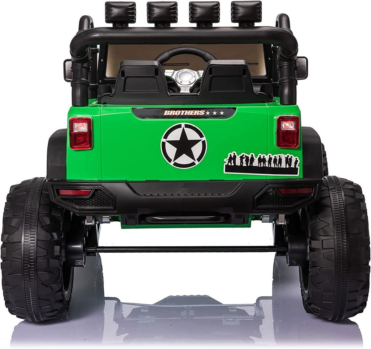 2 Seater Electric Kids Ride On Truck Car with Parent Remote Control and LED Lights - 24V 2x200W